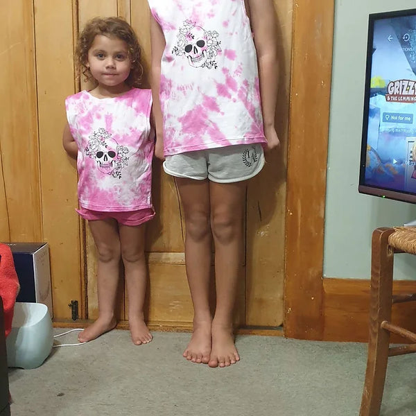 Kids Pink Skull Top