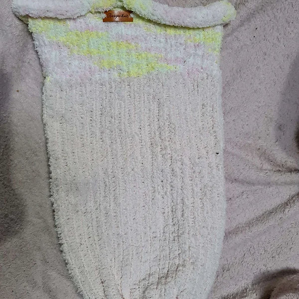 Pink Fluffy Newborn Sleeping Sack